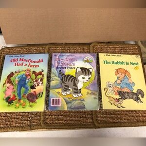 3 Vintage Little Golden Books